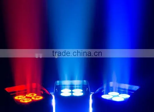 6 in 1 battery power & wireless DMX led flat led par can