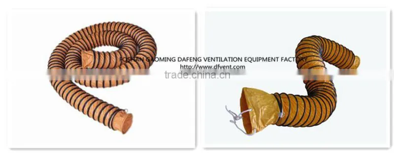 industrial flexible ventilation ducting for welding project