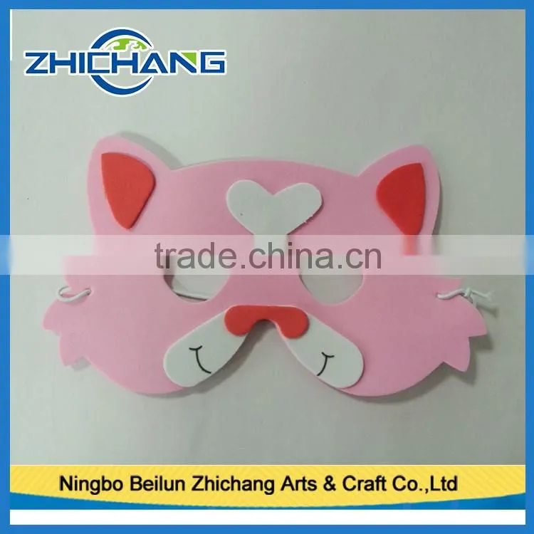 Factory Direct Saledifferent colors foam wild animal masks , hallween eva foam animal mask , eva animal masks