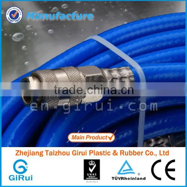 Pvc air hose with europe quick connector