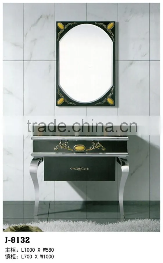 custom bathroom vanity with double legs J-8132