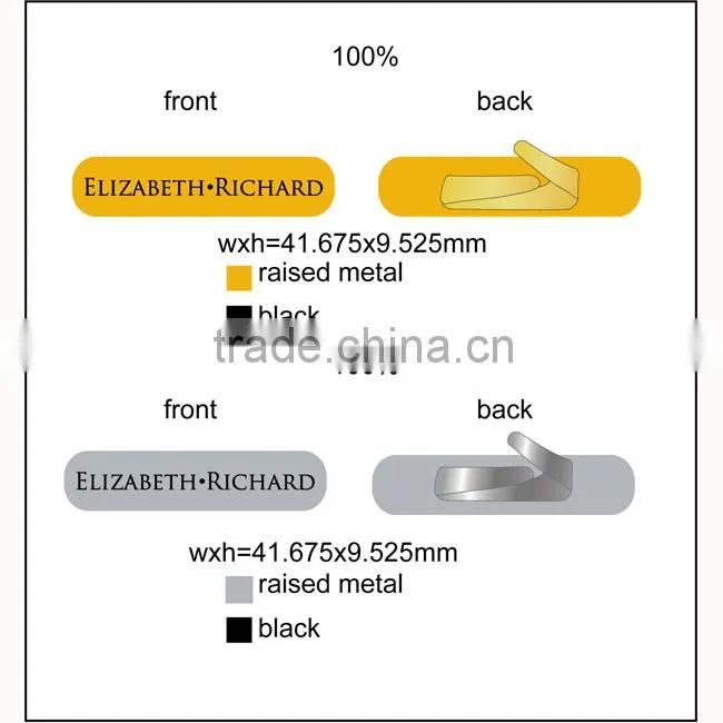 engraved metal tags