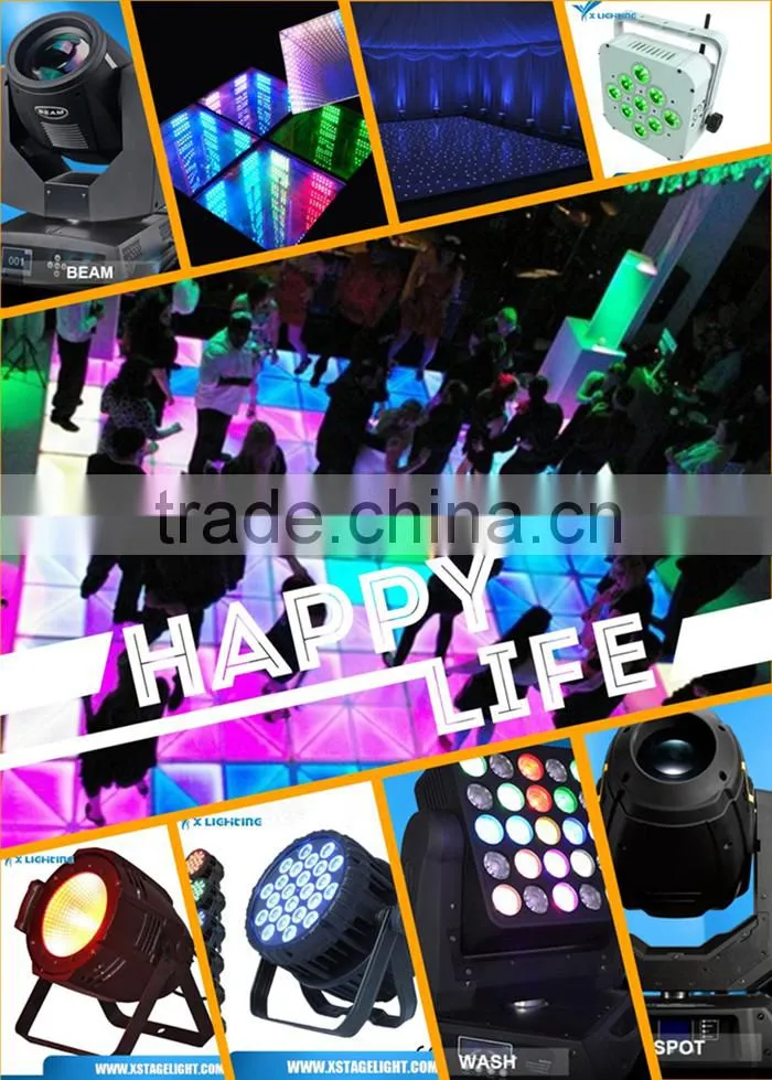 led 12*12w stage lighting led slim flat par use for show
