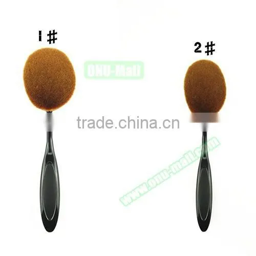 Best Selling Products Cosmetics Makeup Brush Set China Supplier, 10pcs Travel Toothbrush Oval Makeup Brush Free Samples