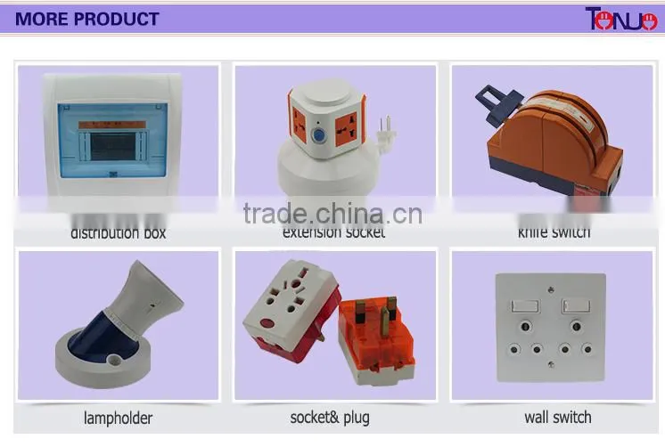 Modern electrical decorative wall switch and socket