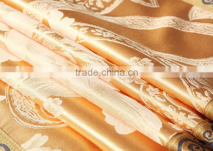 100% silk bedding set with jacquard design