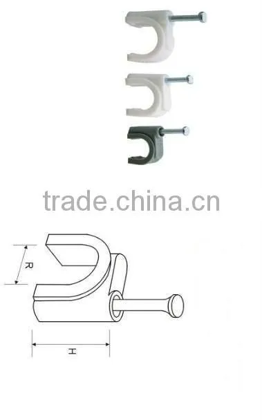 Adhesive cable clip/ wire nail cable clips