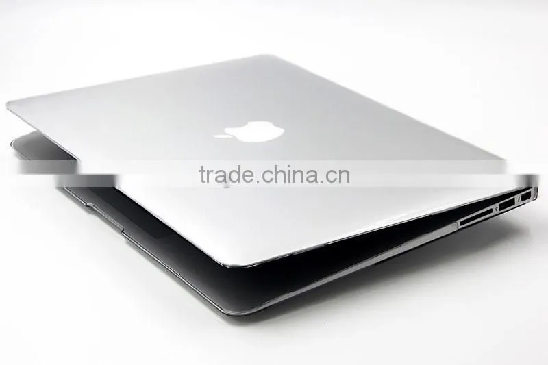 New Fashion Rubber Coating Plastic Smart Cover Case for Macbook air 13 Inch