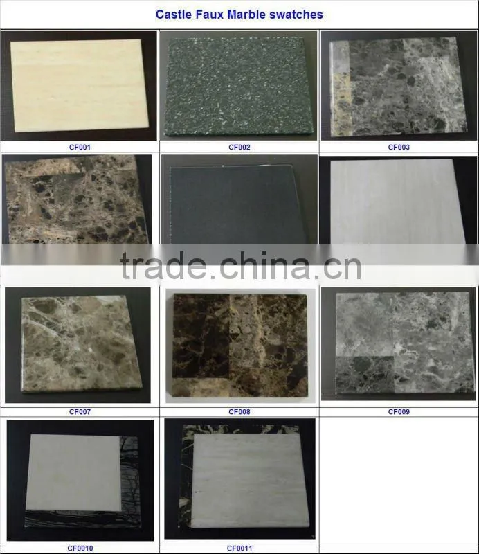 Beggie color Faux Marble Coffee Tables