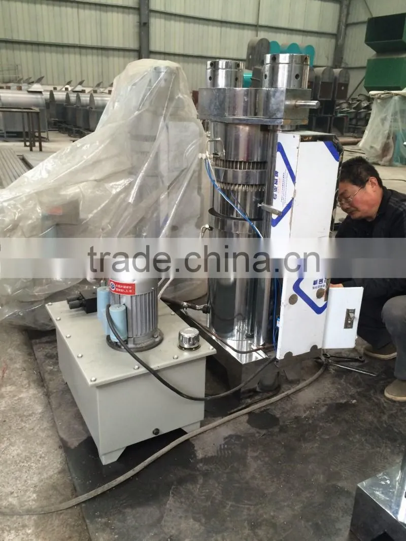 High oil-pressing ratio Hydraulic almond oil extraction machine for sale