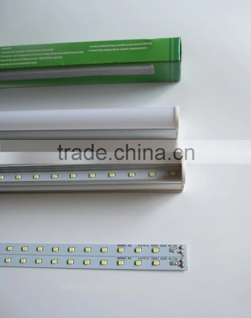 AC220v 1200mm alu+PC cover 18w led tube t5 with 1 year warranty