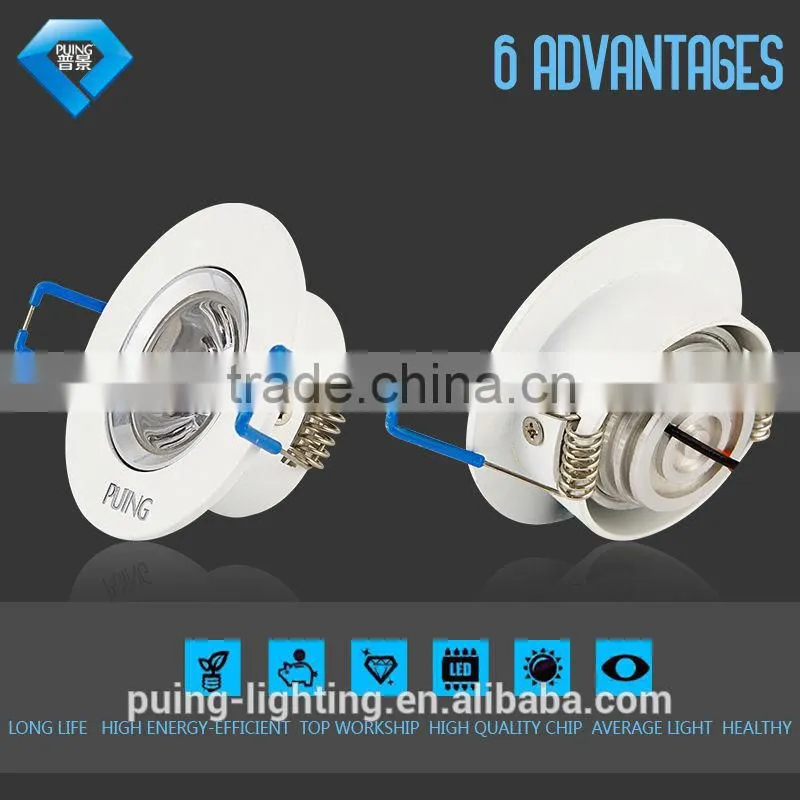 Good price !!!! 1W high lumen aluminum LED ceiling downlight with CE and Rohs