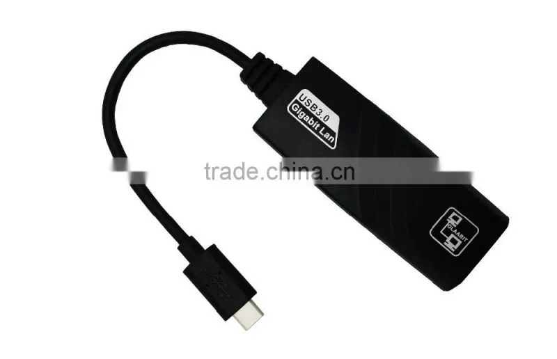 USB3.1/Type-C to Gigabit Ethernet Adapter USB3.1 to USB3.0 Gigabit Lan for Macbook
