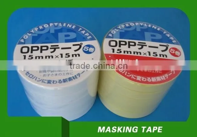 Single Sided Adhesive type and Masking Use Masking tape colored