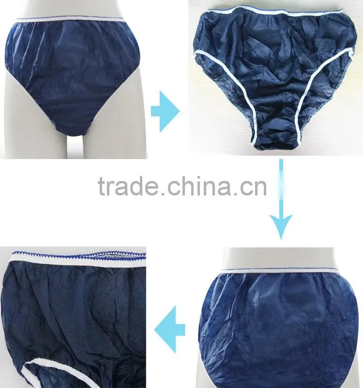 Sexy Women Boxer Shorts Briefs Disposable Underwear Women Nonwoven Briefs