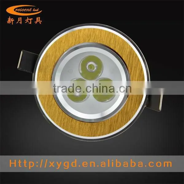 New golden rings bridgelux chip 3w led downlight with 2 years warranty