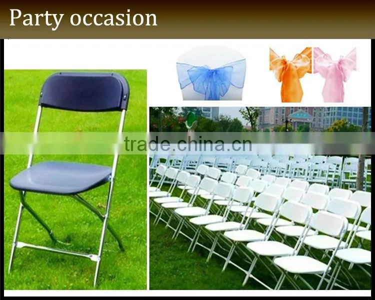 Modern Cheap Plastic Comfortable Folding Chair JC-H36