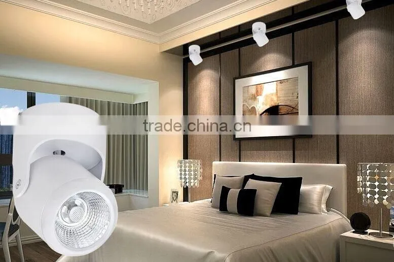Black/White color ceiling mounted cob spotlight 10W 15W 20W(TongDa)