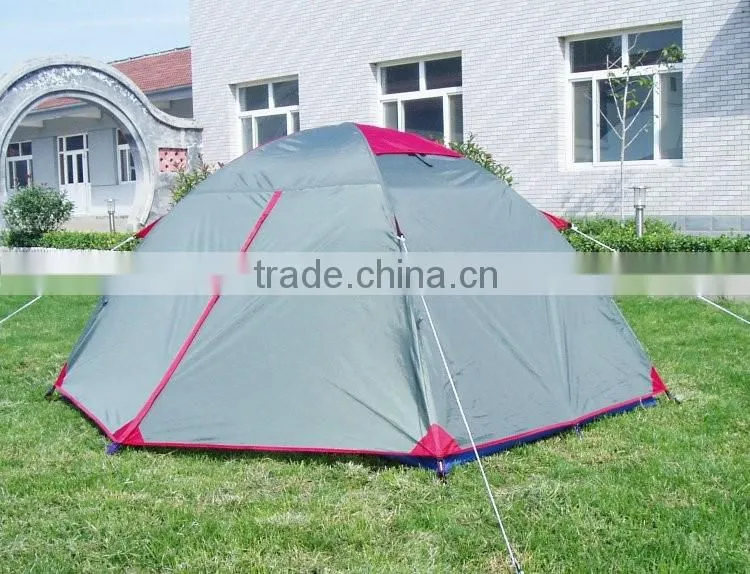 Fiberglass Pole Material and Double Layers camping tent