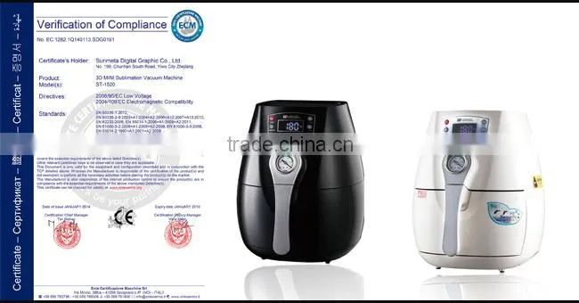 Mini 3D Sublimation Vacuum Heat Press Machine Special for Phone Cases Heat Transfer