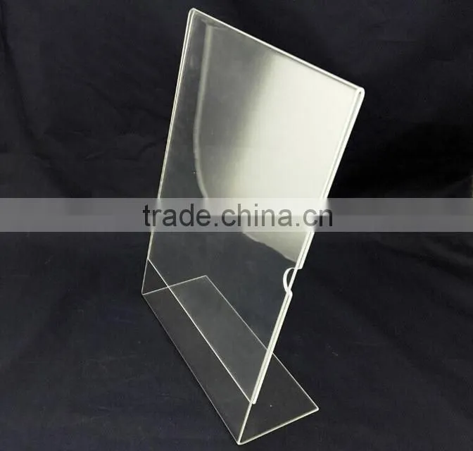 acrylic poster frame for promotional tabletop/desktop/countertop souvenir gift
