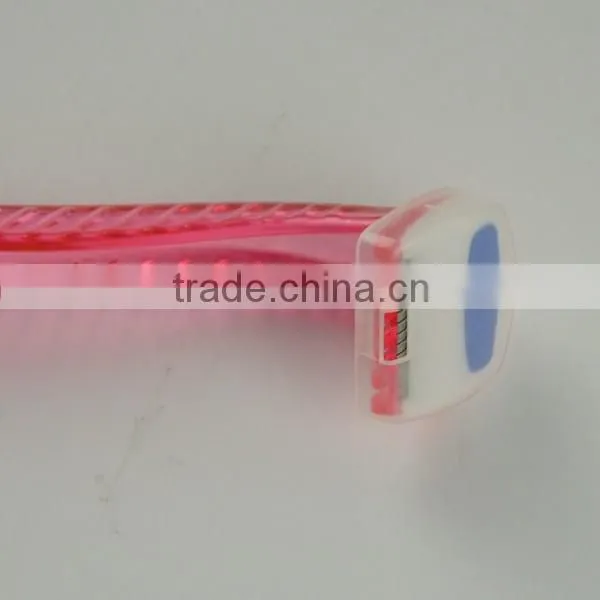 Plastic handle custom hotel women razor