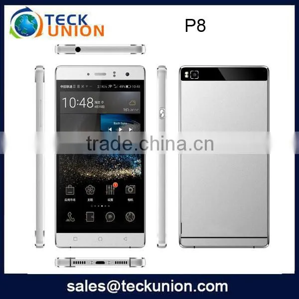 P8 5.0'' IPS screen 3G smartphone MTK6582 android5.1 low price phone
