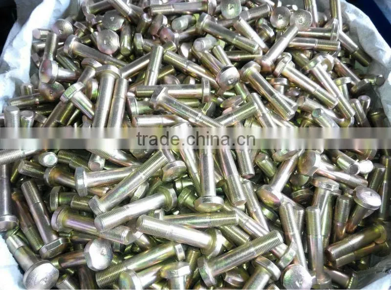 grade 10.9 high strength locking bolt for truck wheel hub