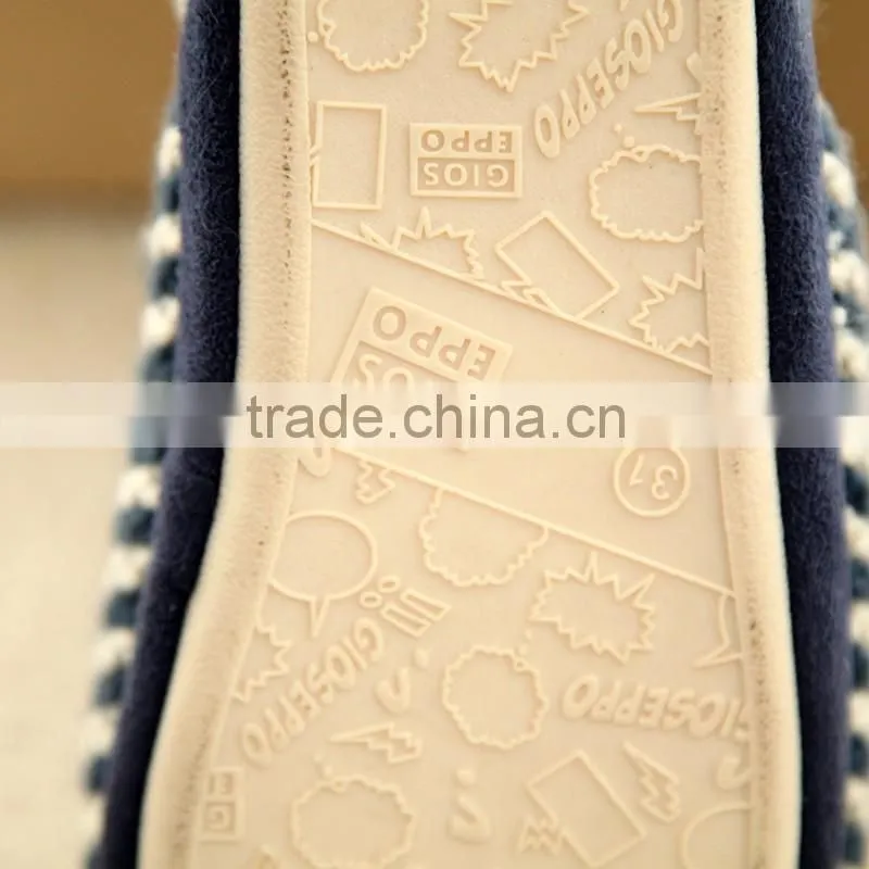 Comfortable stripe kid running indoor shoe