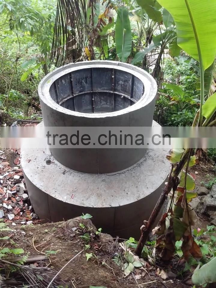 China Puxin Easy to Maintain Home Use 4m3 Hydraulic Pressure Biogas Plant