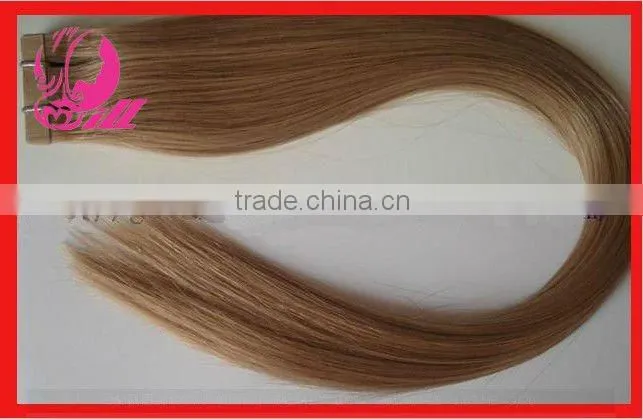 Color #613 Pu Tape Hair Extensions Virgin Remy Indian Hair Extensions Hair Weaving Large Stock