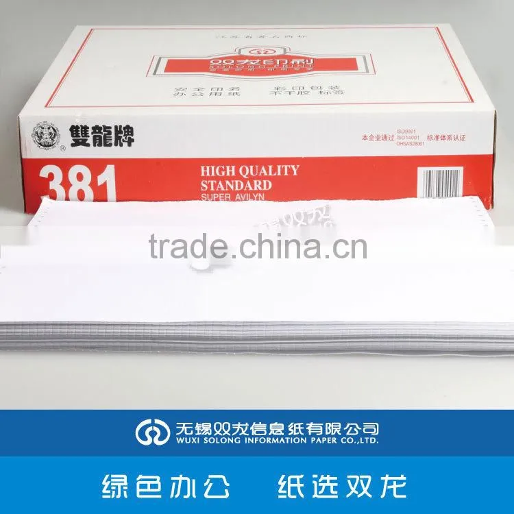 sales invoices, invoice paper, computer print paper with holes