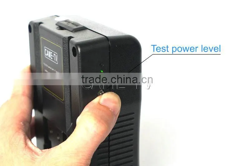 CAME-TV 190Wh Battery S ony V Mount For Camera Camcorder Battery