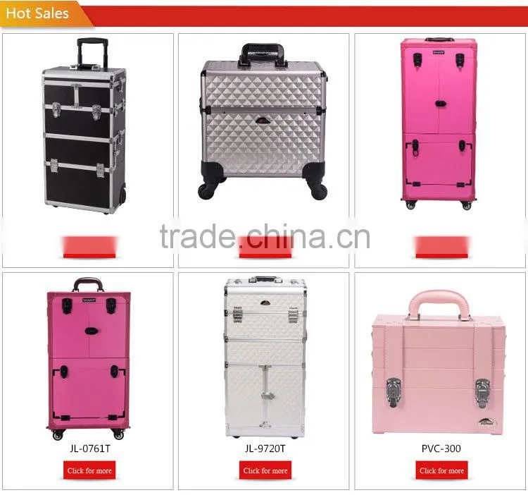 Sunrise Beauty Makeup Aluminum Professional Beauty Trolley Case