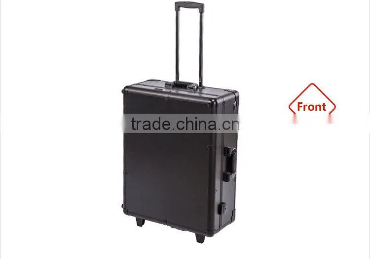 Professional Rolling Lighting Makeup Case With Stand with MP3 player