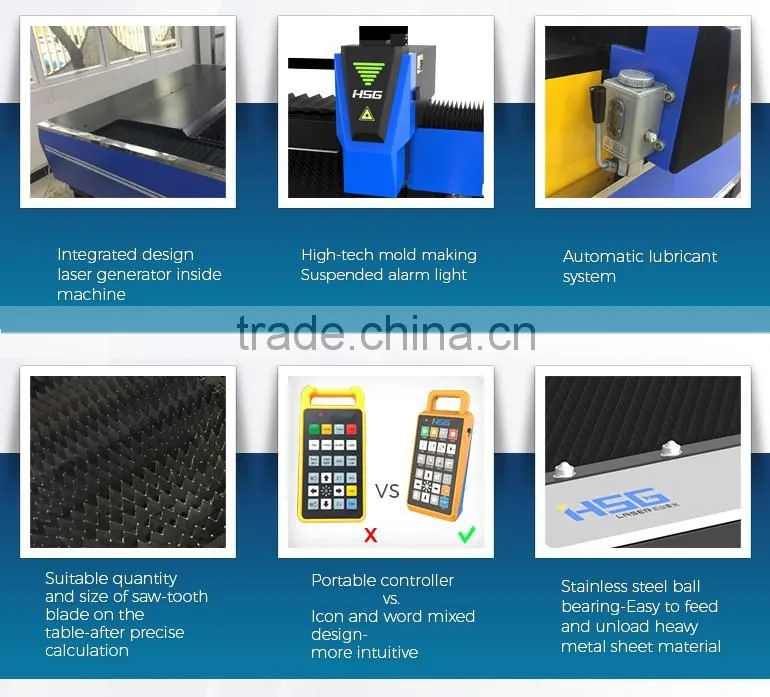HSG Cnc Laser Metal Cutting Machine Price Cutting Machine for Sale