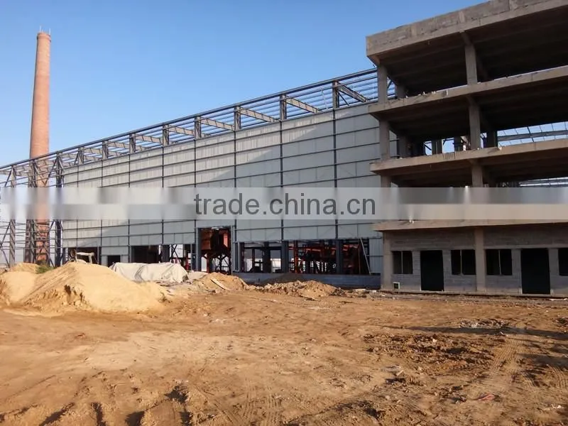 China low cost high rise prefab steel structure frame