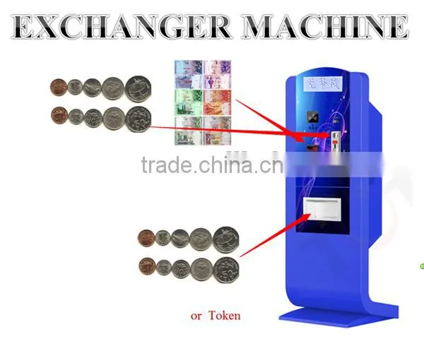 Hot sell Amusement coin exchanger machine apply to Public Place,Amusement Plac