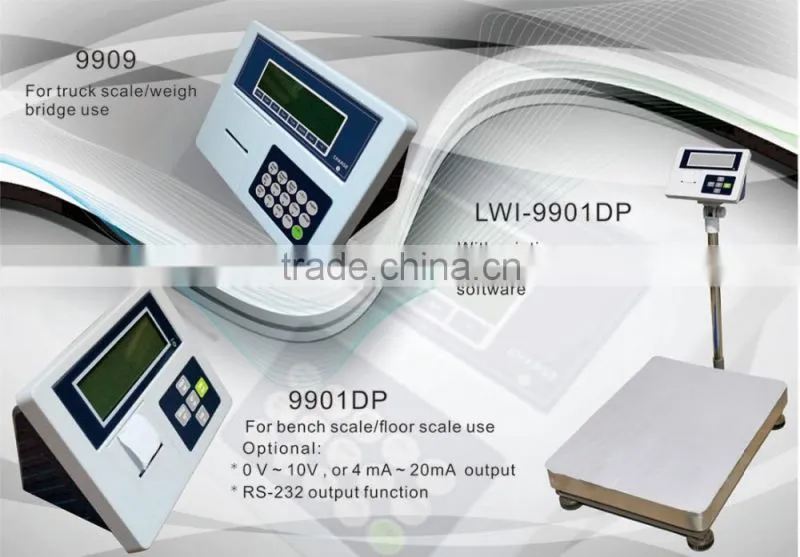 ACS floor scale printing Indicator with LCD backlight display wtth 6 digital display