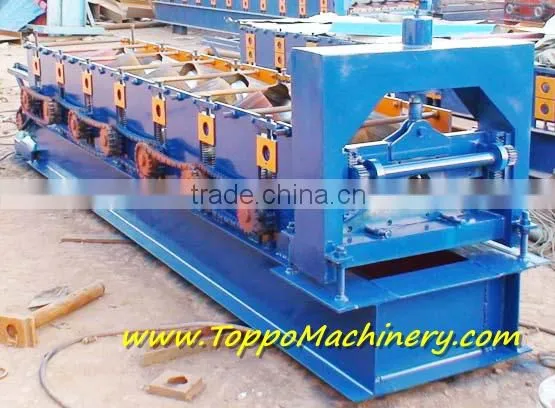 Glazed Aluminum Metal Roof Ridge Cap Roll Forming Machine