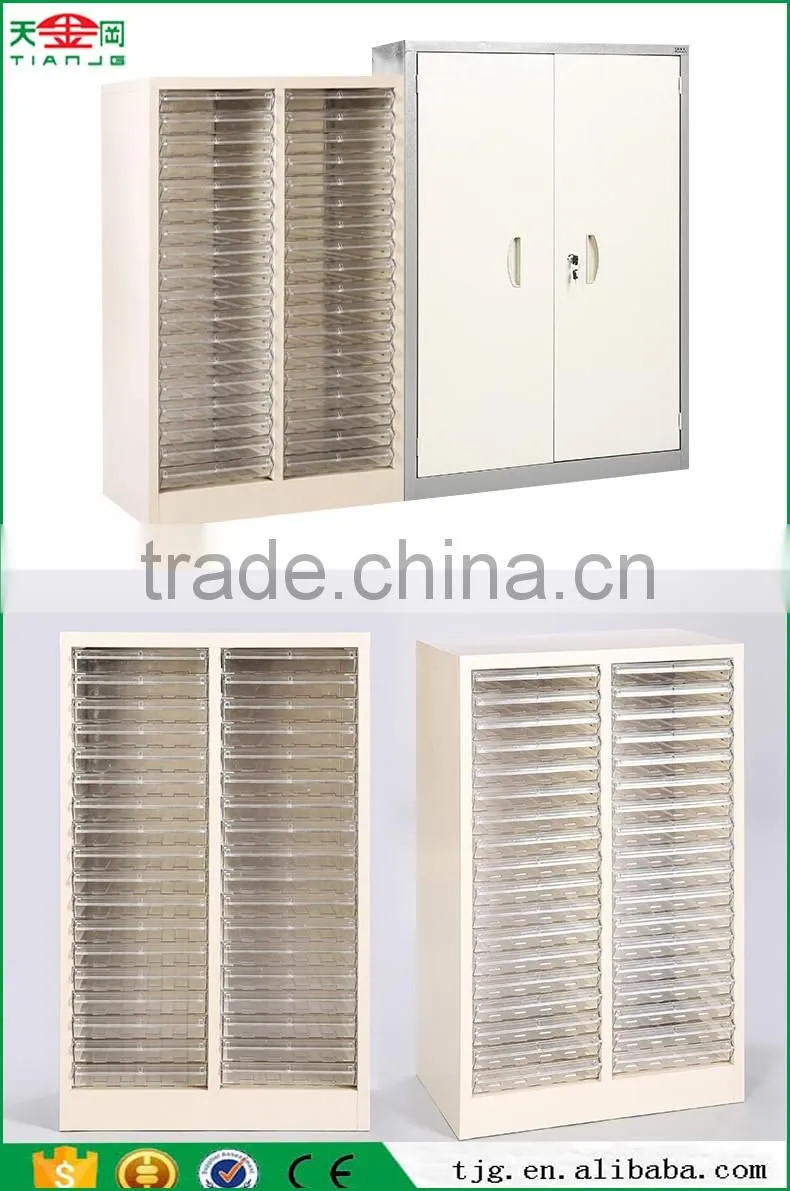 Taiwan Small Metal White Storage Cabinets With Doors And 36 Drawers TJG-TP36