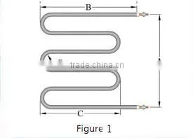 supplier high quality Double ends tubular heater