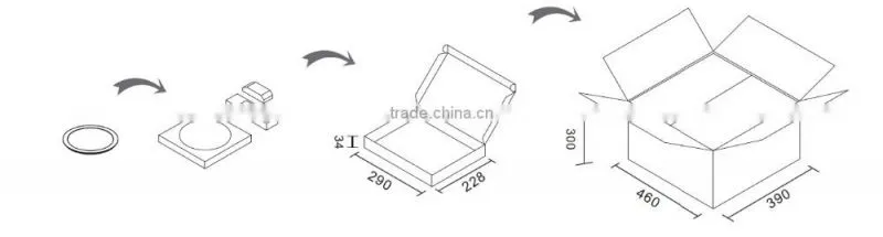 round led 15w recessed panel with CE RoHS