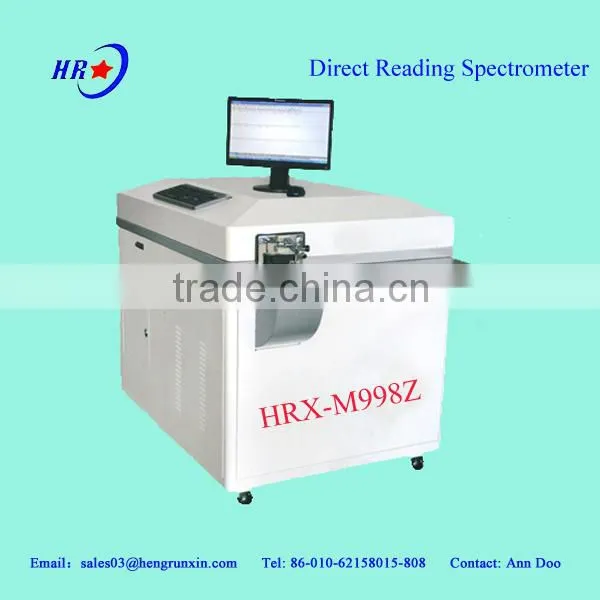 HRX-M998F Photo-electric Direct Reading Spectrometer metal analysis /metal analyzer