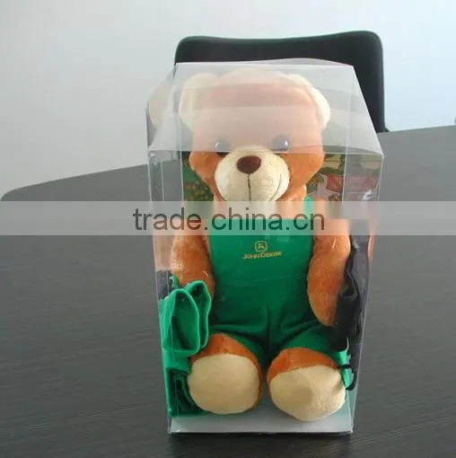 full color printing custom made transparent small plastic box