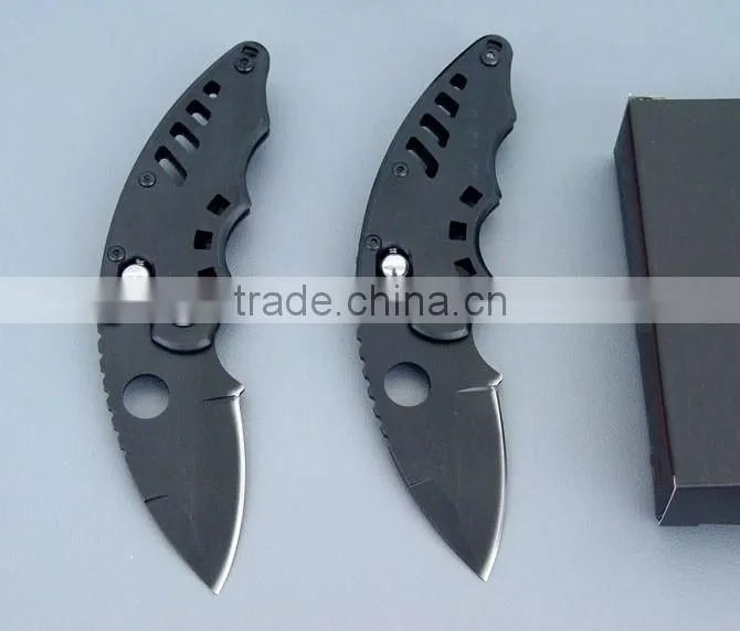 OEM 420 stainless steel new design pocket knife with nylon bag