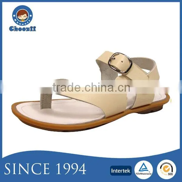 2016 Summer Fashionable Children Topless Thong Sandals with Flat Sole