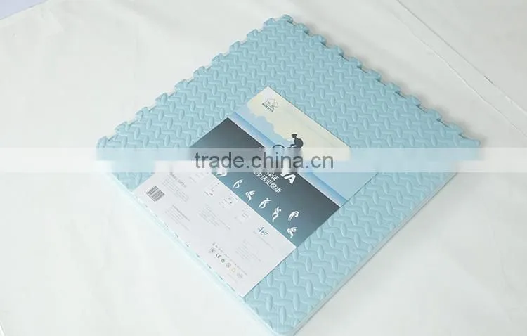EVA karate sports plain mat leaf texture