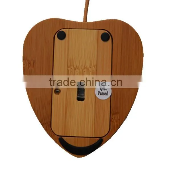 heart shaped bamboo key mouse manufacture mini mouse