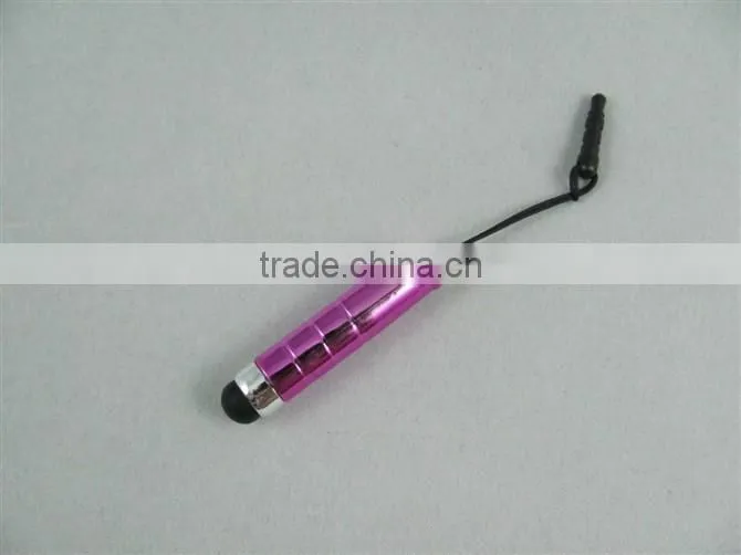 High Quality mini short Universal mini stylus pen for iphone,ipad, plastic touch pen